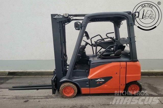Linde E16P Elektriniai šakiniai krautuvai
