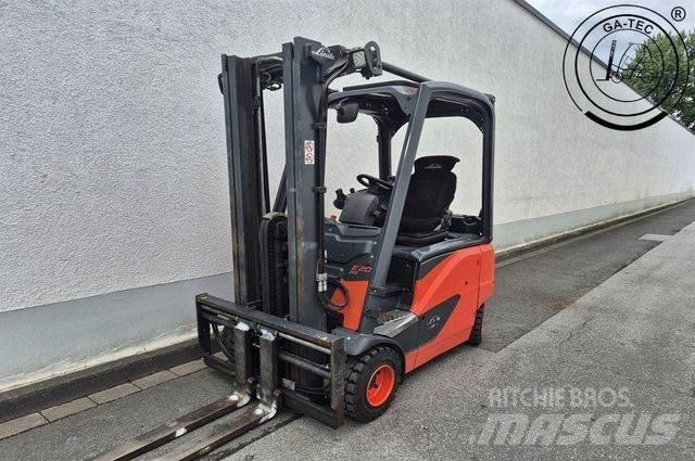 Linde E20PH Elektriniai šakiniai krautuvai