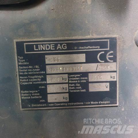 Linde H20 Dyzeliniai krautuvai