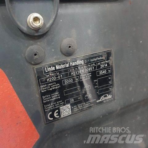 Linde H20D-01 Dyzeliniai krautuvai