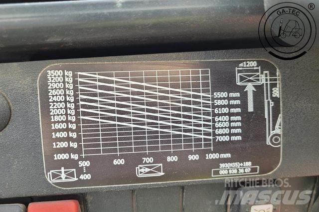 Linde H35T LPG (dujiniai) krautuvai
