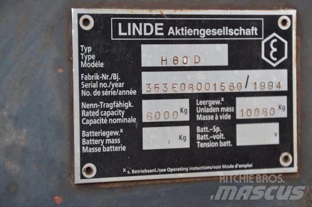 Linde H60D / Duplex Dyzeliniai krautuvai