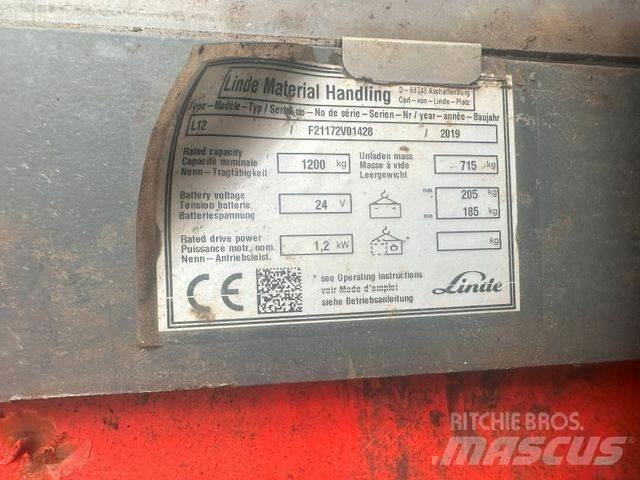 Linde L12 Didelių aukščių keltuvai-krautuvai