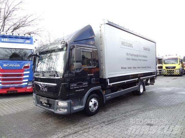 MAN TGL 8.220 BL Priekabos su tentu