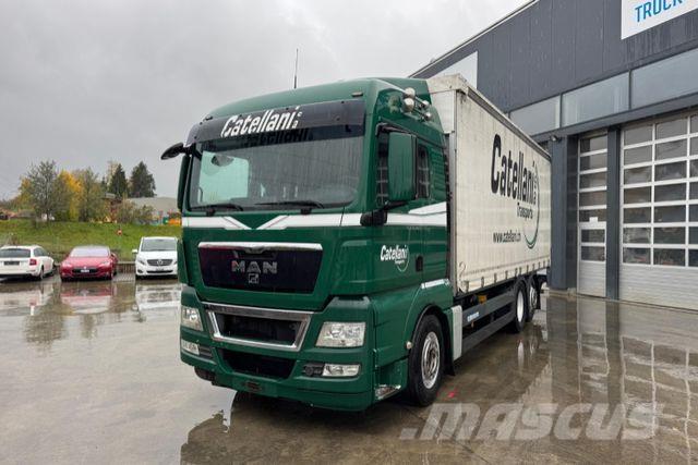 MAN TGX 26.480 6x2 Priekabos su tentu