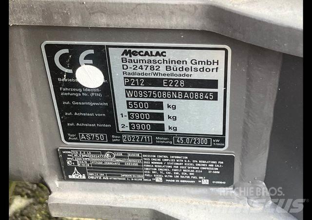 Mecalac AS 750 Naudoti ratiniai krautuvai