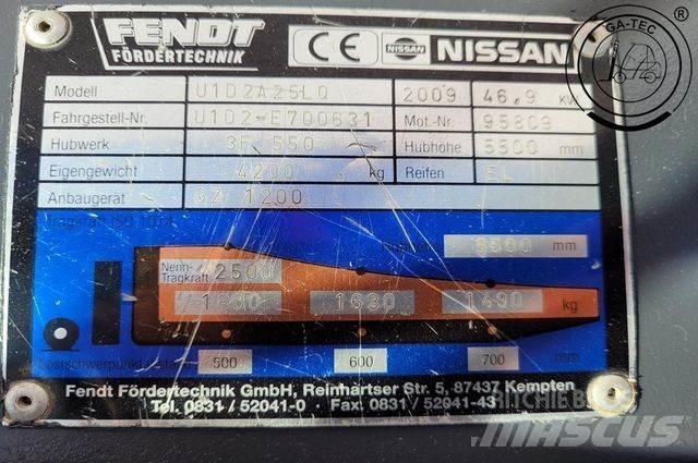 Nissan U1D2A25LQ LPG (dujiniai) krautuvai