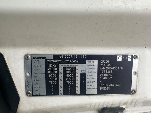 Scania R 500 6x2 Naudoti vilkikai