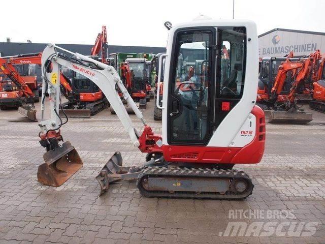 Takeuchi TB 216 Mini ekskavatoriai < 7 t