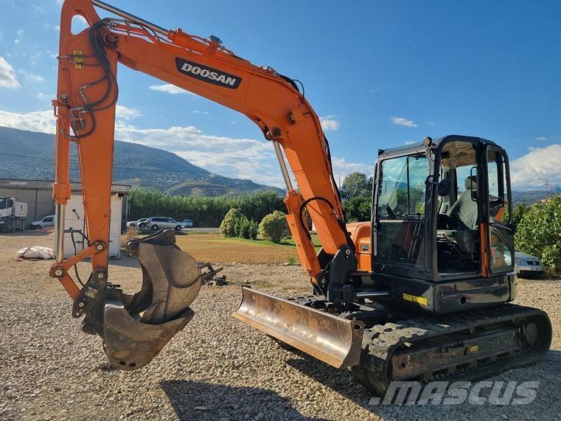 Doosan DX85 Mini ekskavatoriai < 7 t