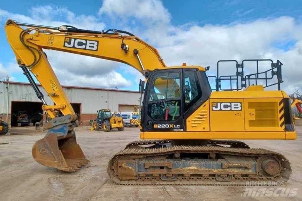 JCB 220X Vikšriniai ekskavatoriai