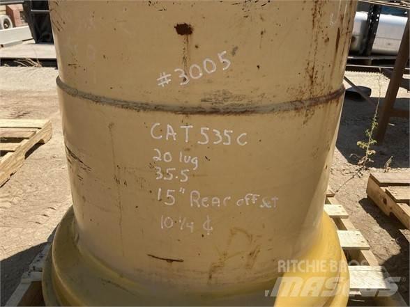 CAT 535C Padangos, ratai ir ratlankiai