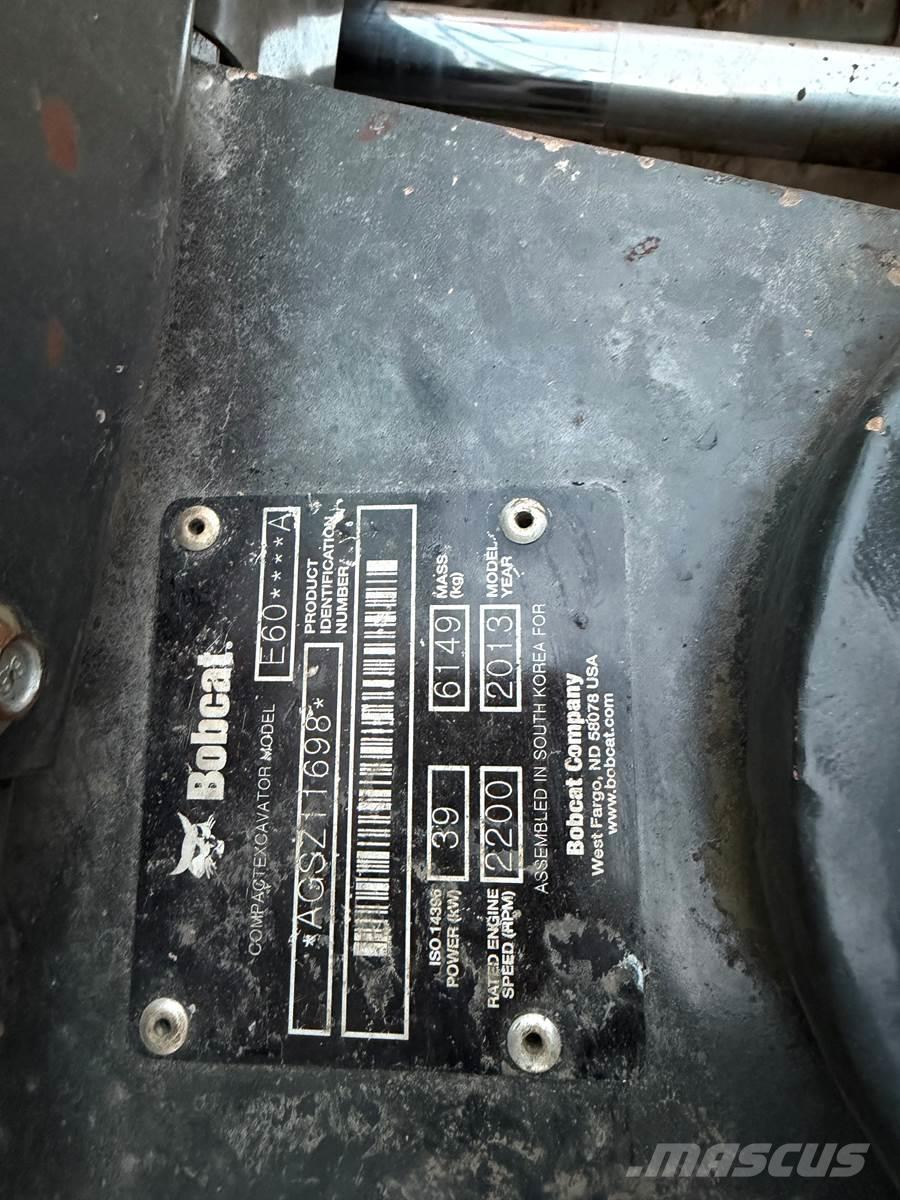 Bobcat E60 Vikšriniai ekskavatoriai
