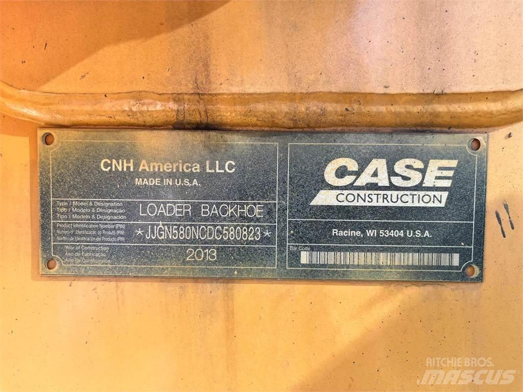CASE 580N Ekskavatoriniai krautuvai