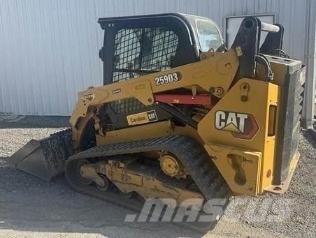 CAT 239D 3 Krautuvai su šoniniu pasukimu