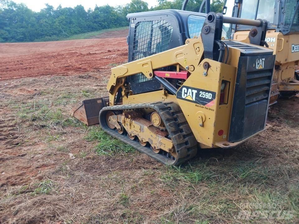 CAT 259D Krautuvai su šoniniu pasukimu