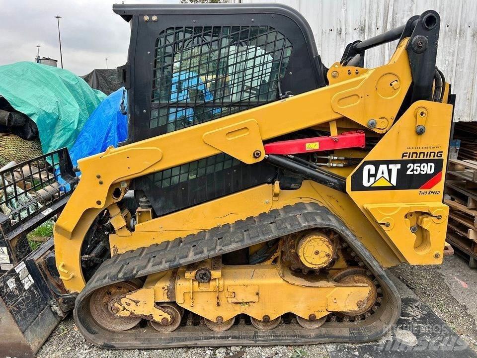 CAT 259D Krautuvai su šoniniu pasukimu
