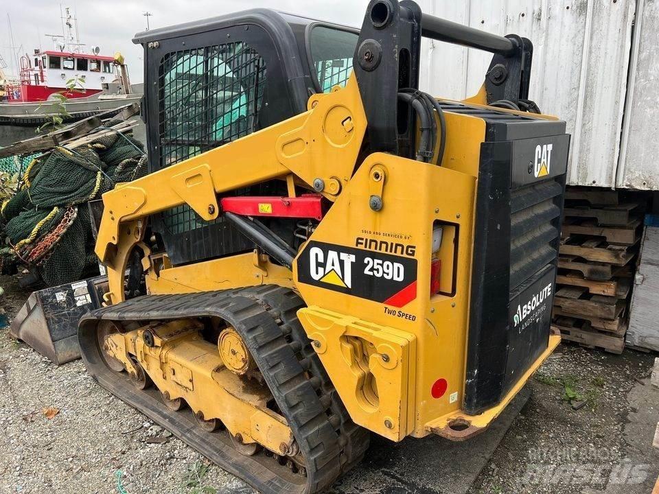 CAT 259D Krautuvai su šoniniu pasukimu