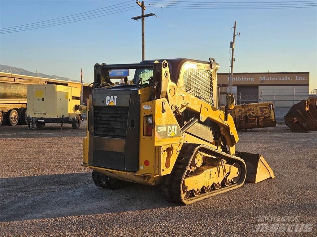 CAT 259D Krautuvai su šoniniu pasukimu