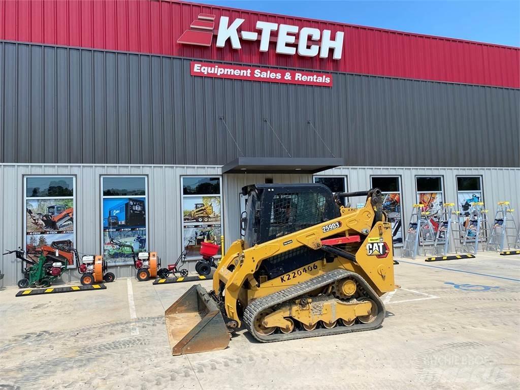 CAT 259D3 Krautuvai su šoniniu pasukimu