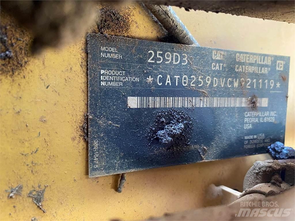 CAT 259D3 Krautuvai su šoniniu pasukimu