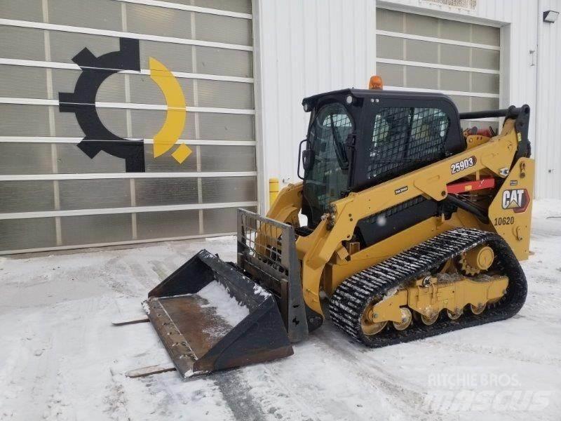 CAT 259D3 Krautuvai su šoniniu pasukimu