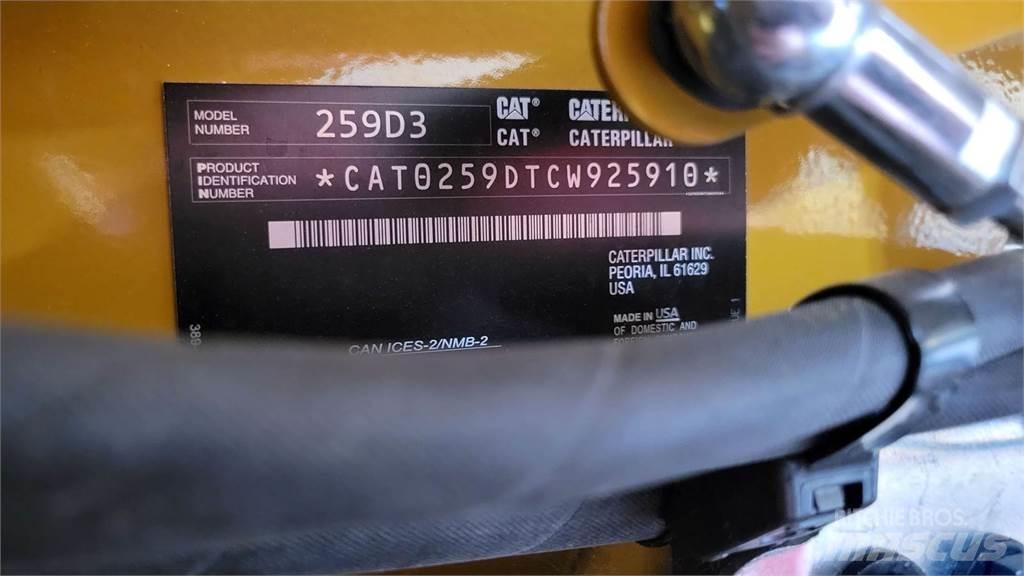 CAT 259D3 Krautuvai su šoniniu pasukimu