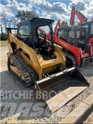 CAT 259D3 Krautuvai su šoniniu pasukimu