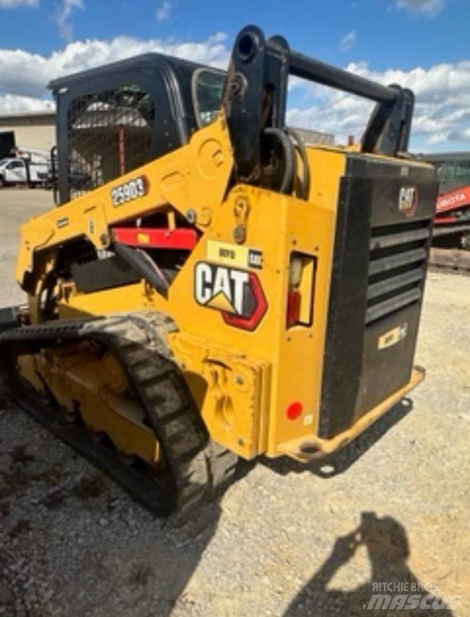 CAT 259D3 Krautuvai su šoniniu pasukimu