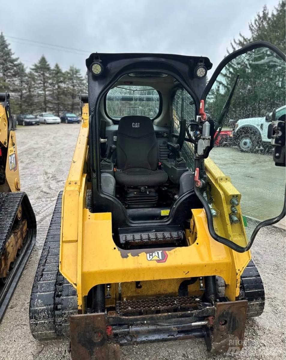 CAT 259D3 Krautuvai su šoniniu pasukimu