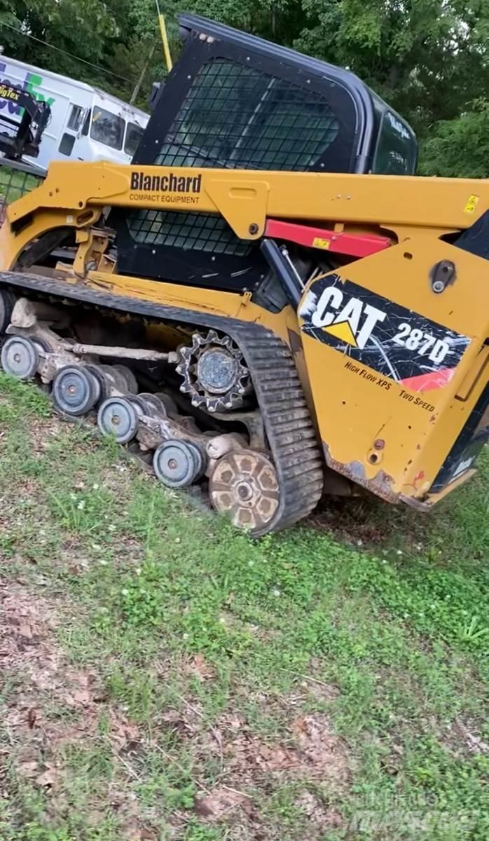 CAT 287D Krautuvai su šoniniu pasukimu