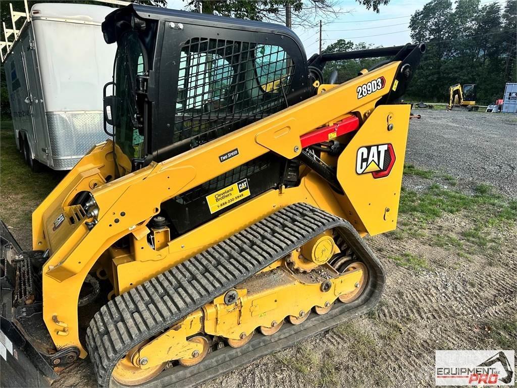 CAT 289D3 Krautuvai su šoniniu pasukimu