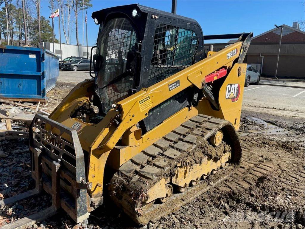 CAT 289D3 Krautuvai su šoniniu pasukimu