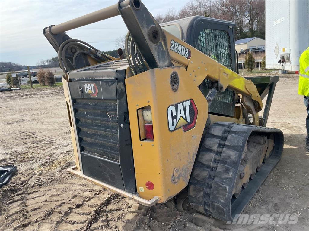 CAT 289D3 Krautuvai su šoniniu pasukimu