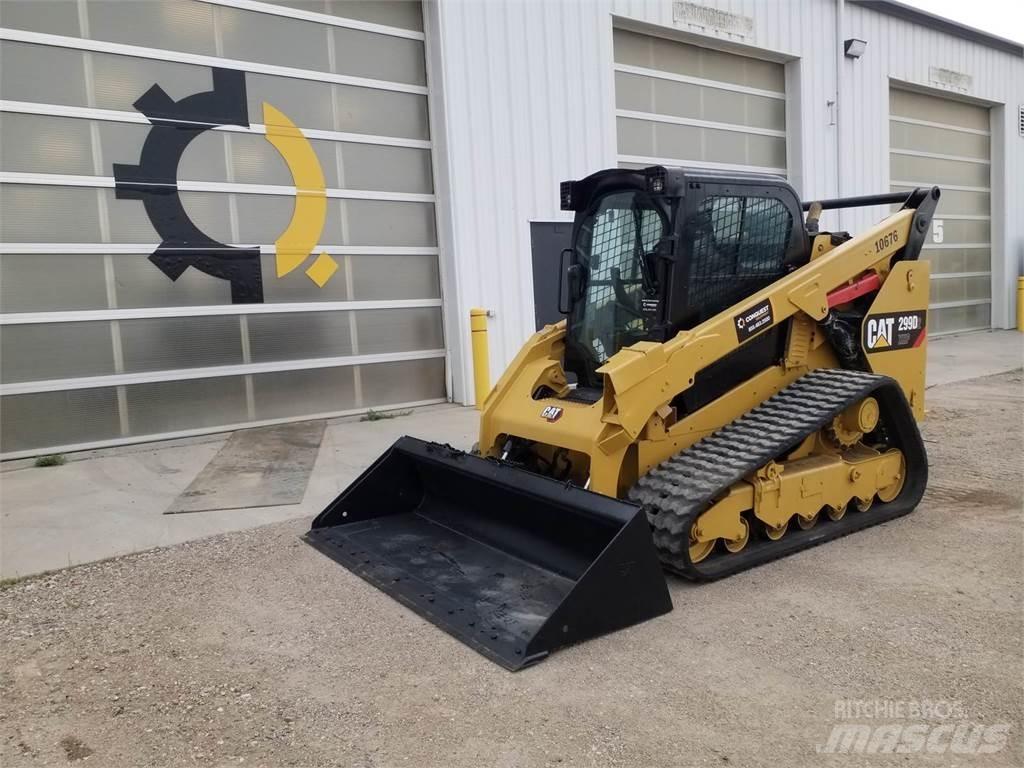 CAT 299D2 Krautuvai su šoniniu pasukimu