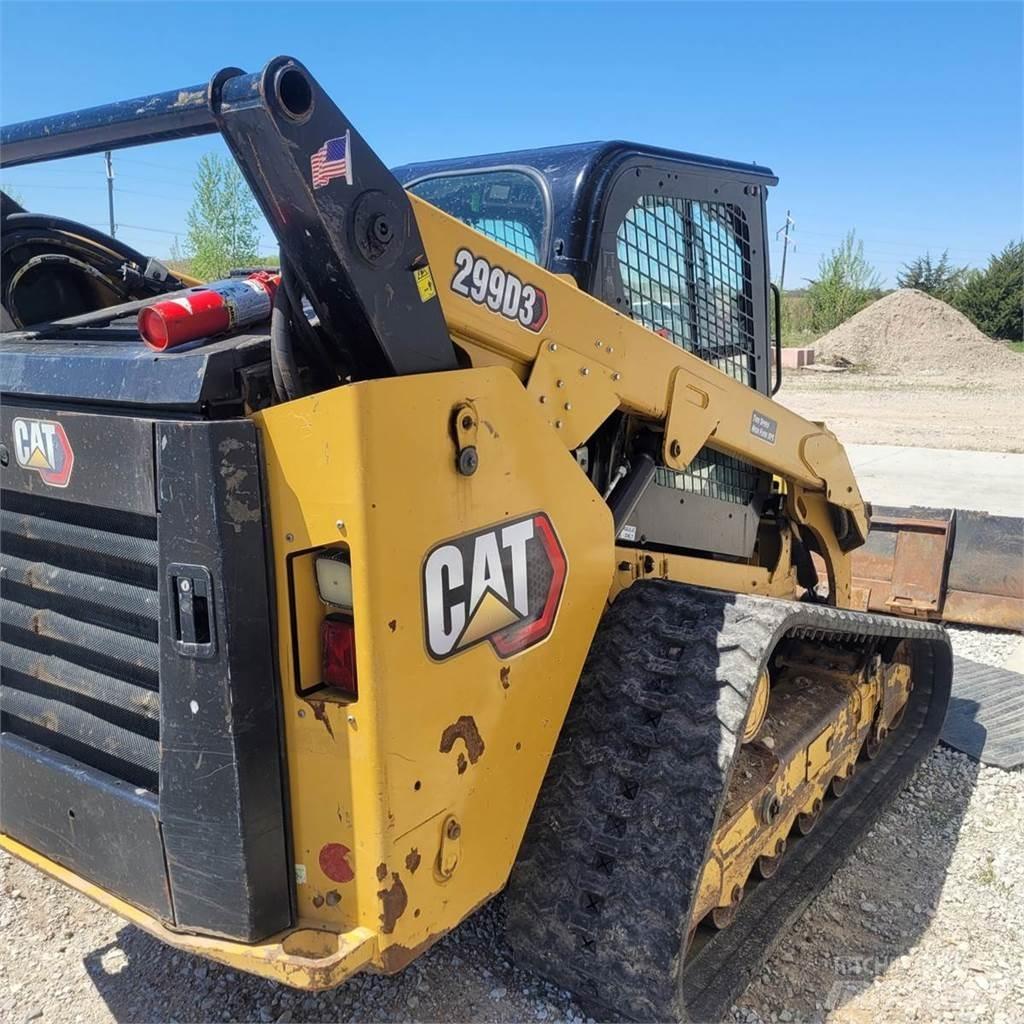 CAT 299D3 Krautuvai su šoniniu pasukimu