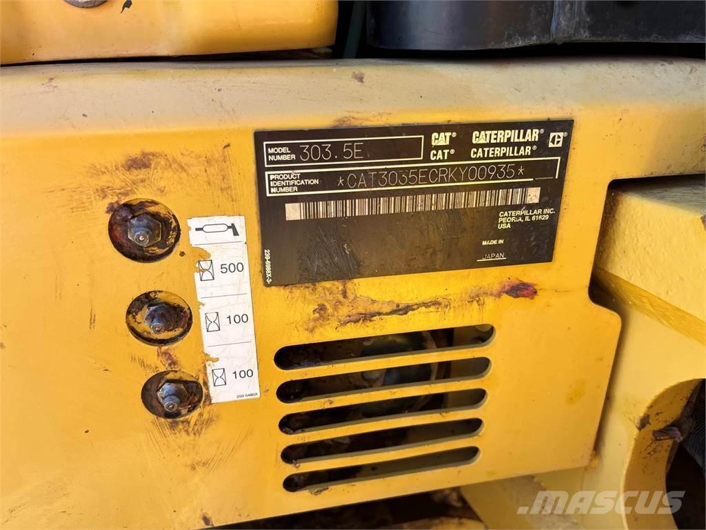 CAT 303.5 Vikšriniai ekskavatoriai