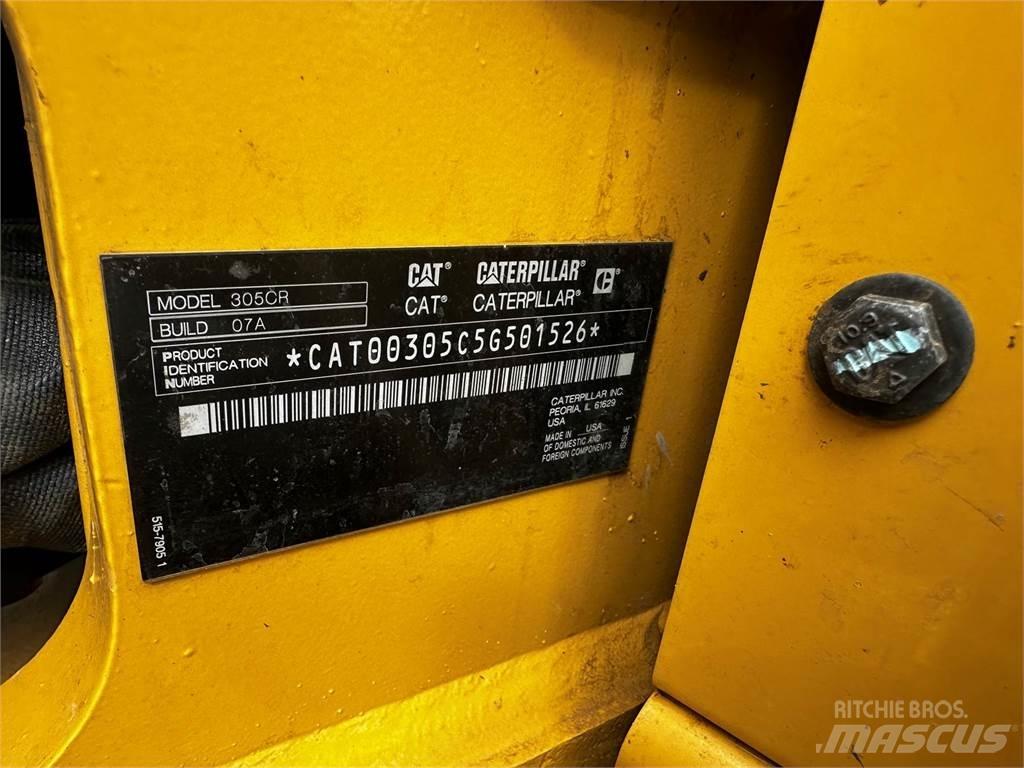 CAT 305 Vikšriniai ekskavatoriai