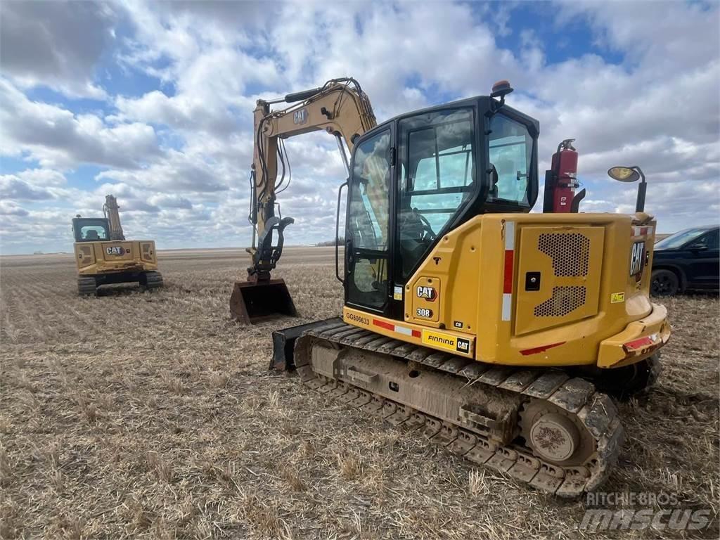 CAT 308CR Vikšriniai ekskavatoriai