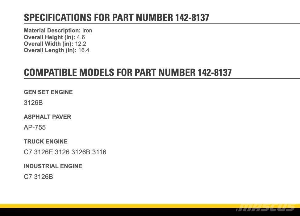 CAT 3126 Transportas - Kita