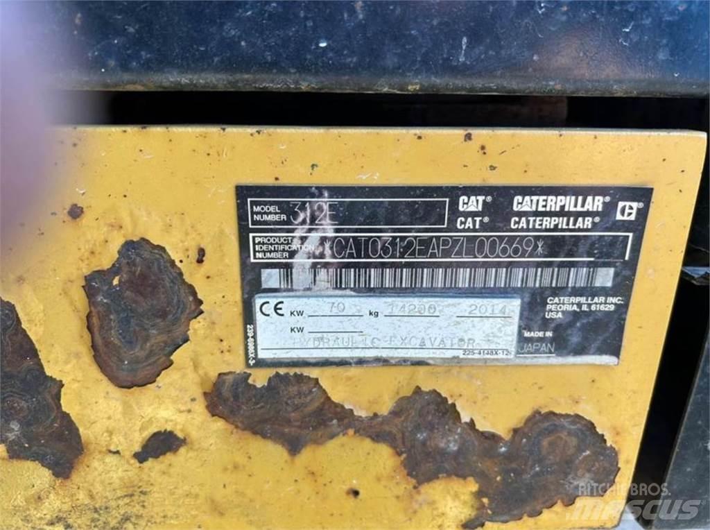 CAT 312E Vikšriniai ekskavatoriai