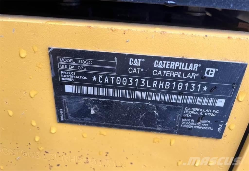 CAT 313 GC Vikšriniai ekskavatoriai