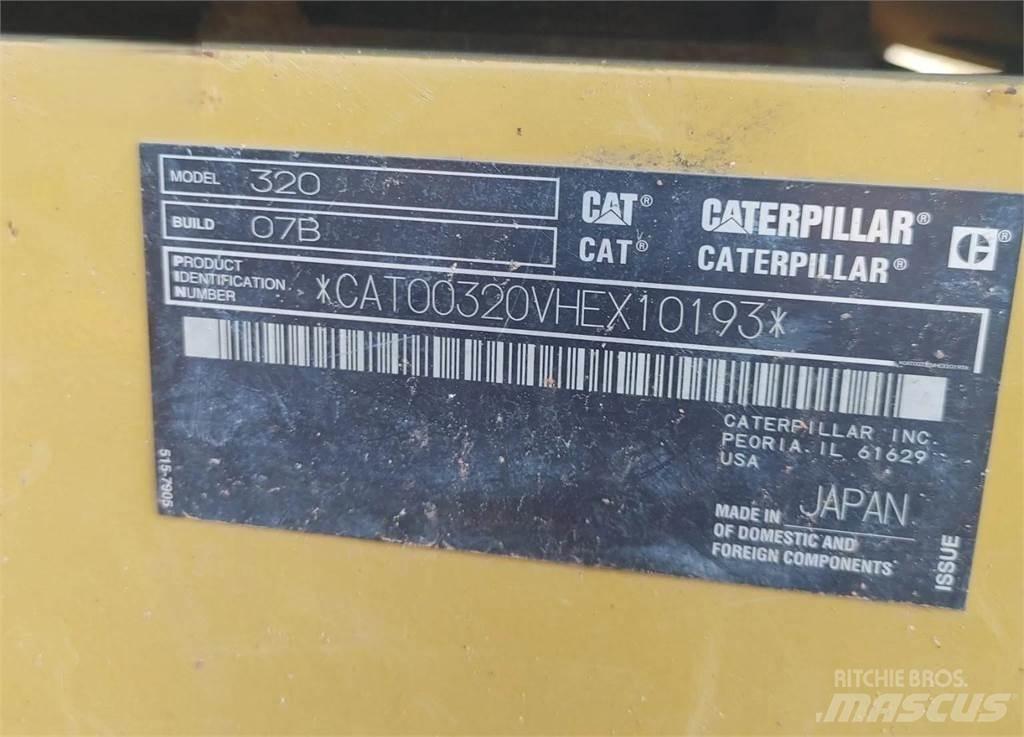 CAT 320 Vikšriniai ekskavatoriai