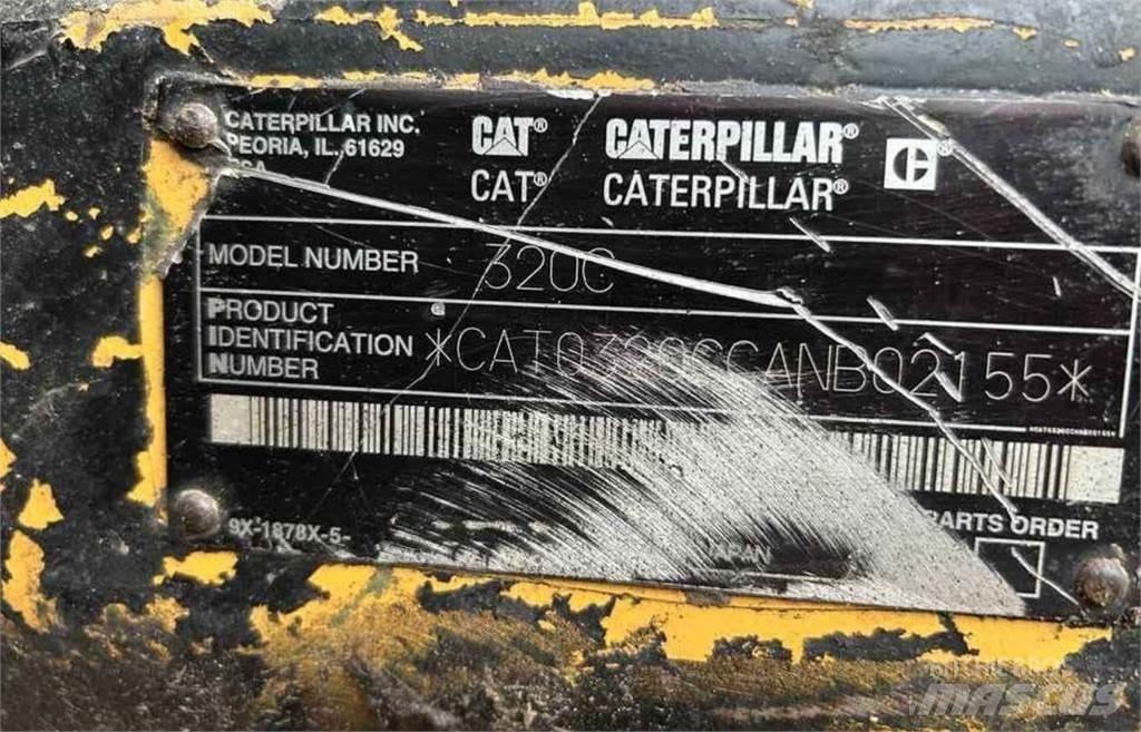 CAT 320C Vikšriniai ekskavatoriai
