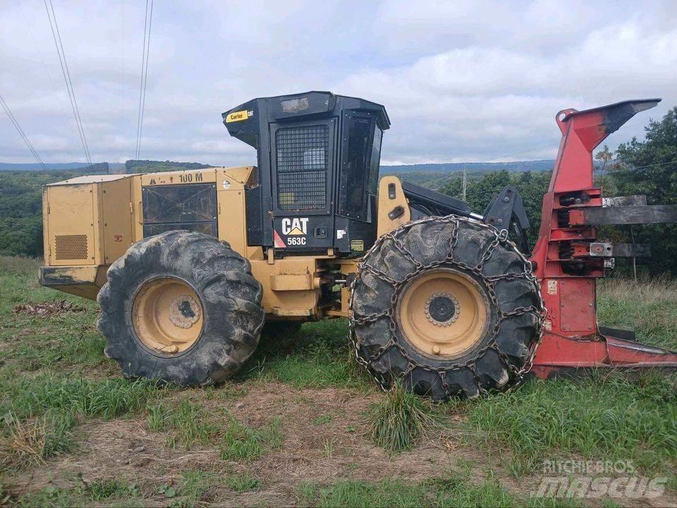 CAT 563C Miško pjovimo technika