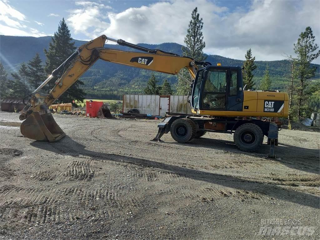 CAT M318D Vikšriniai ekskavatoriai