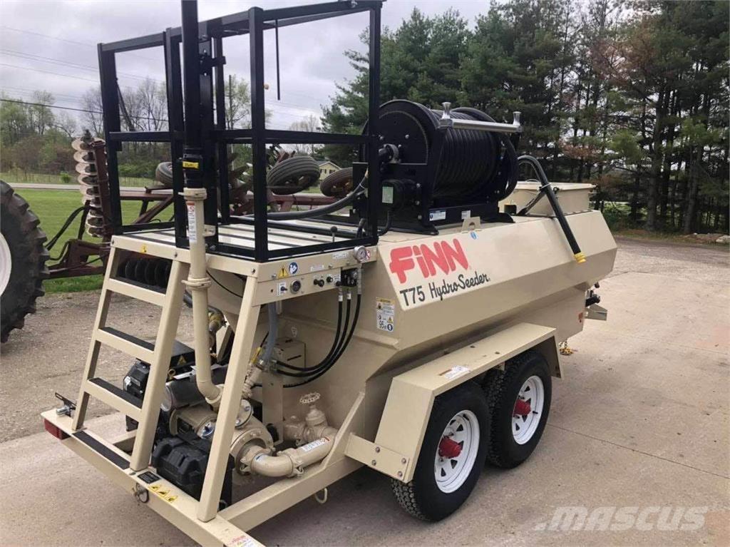 Finn T75T Priėmimo bunkeriai, pūtimo įrenginiai ir keltuvai