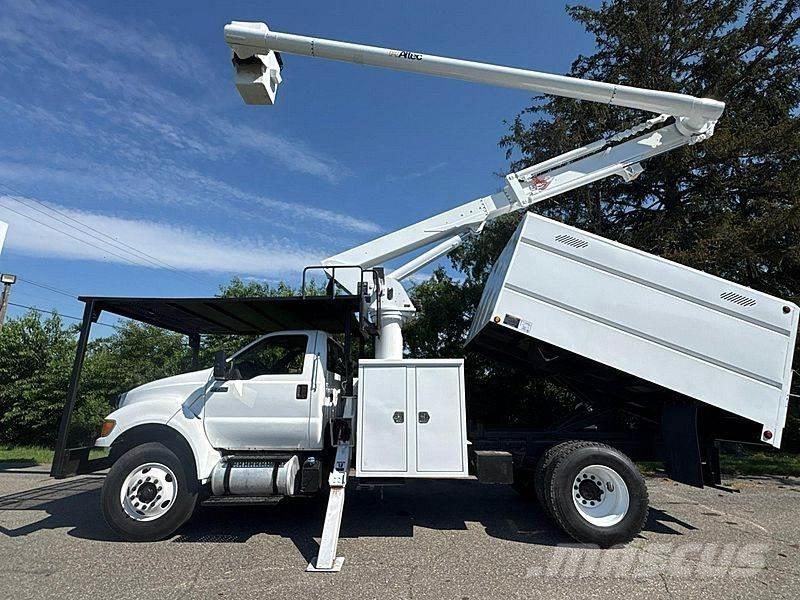 Ford F-750 Ant vilkikų montuojamos kėlimo platformos
