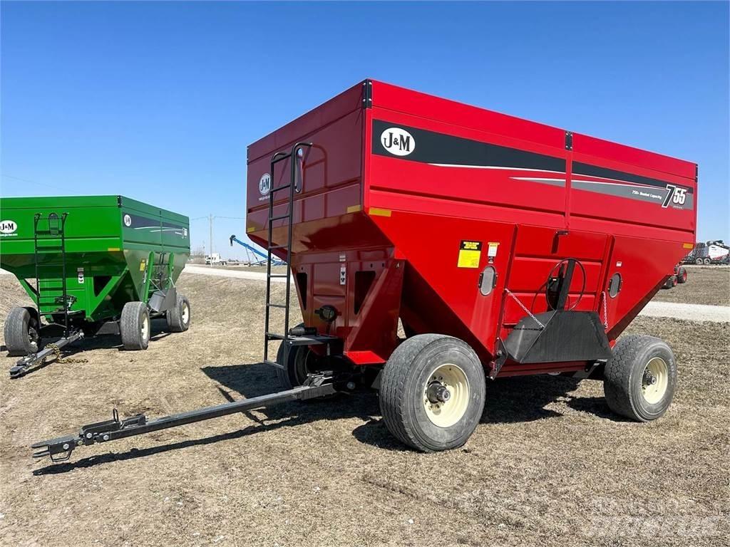 J&M 755SD Grūdų vežimėliai