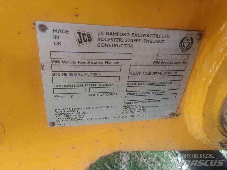 JCB 407 Naudoti ratiniai krautuvai